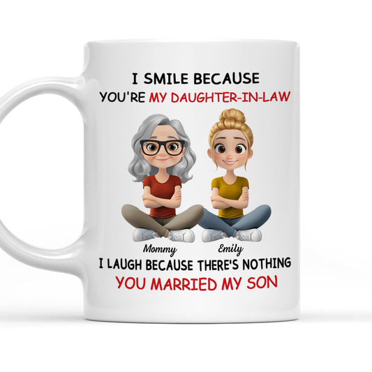 My Daughter In Law - Personalized Custom Coffee Mug