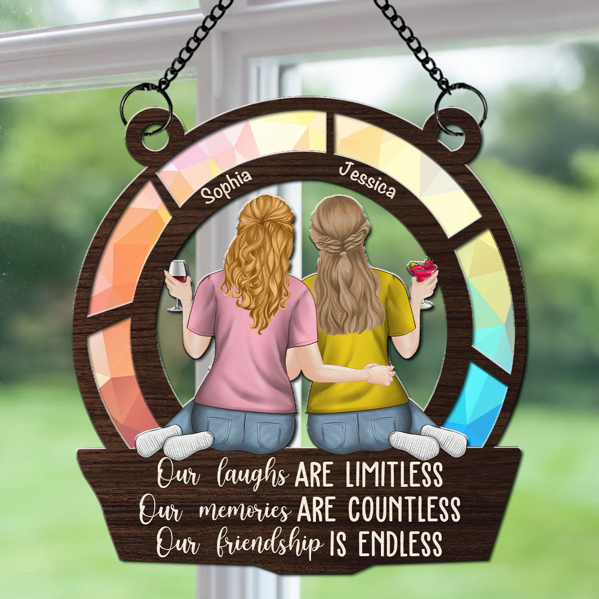 Our Memories Are Countless - Personalized Custom Suncatcher ...