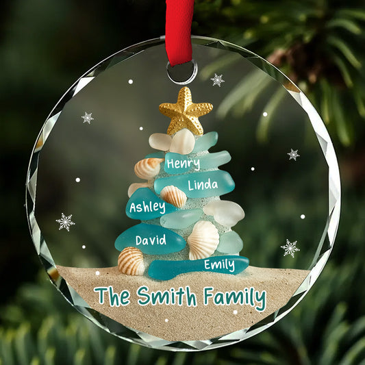 Merry Moments - Personalized Custom Glass Ornament
