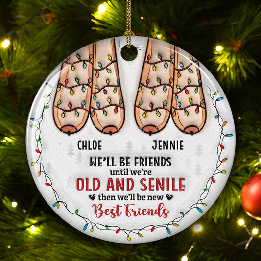 I Want To Share Every Moment With You - Personalized Custom 3D Inflated Effect Ceramic Ornament