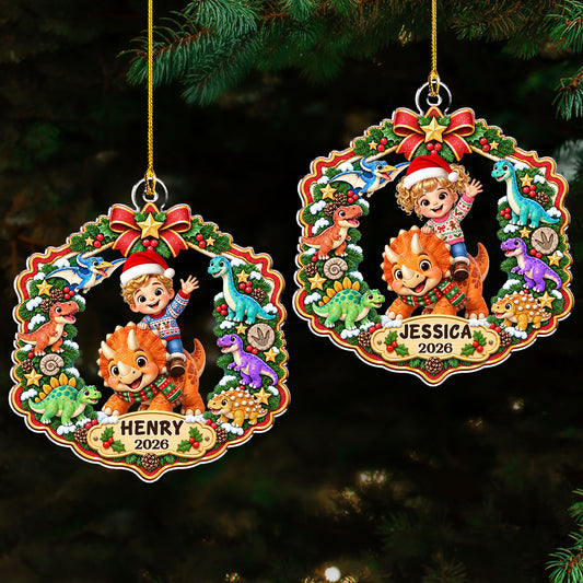 My Little World - Personalized Acrylic Ornament