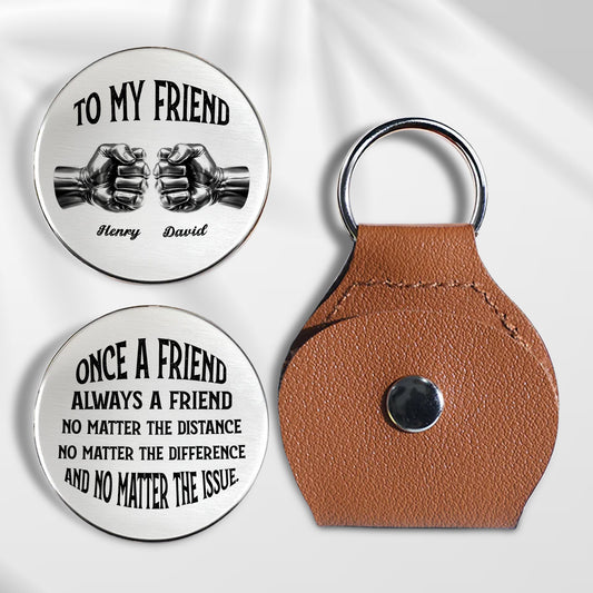 Once A Friend And Always A Friend - Personalized Custom Pocket Hug