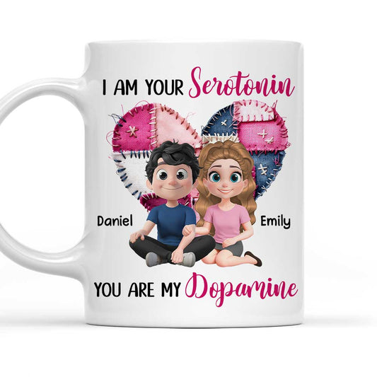 You Make My Heart Happy - Personalized Custom Coffee Mug