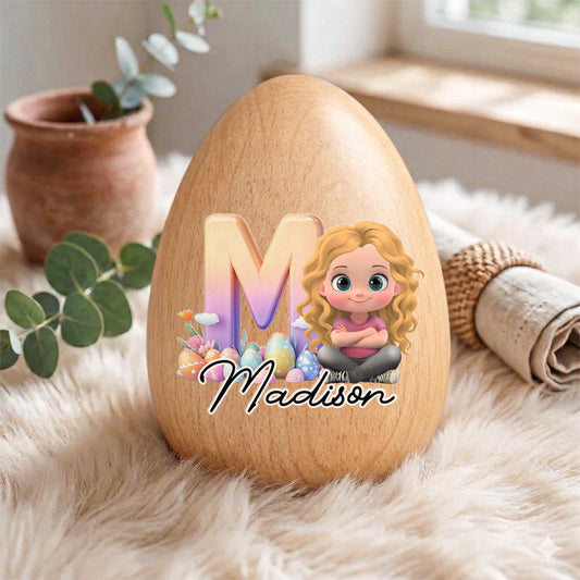 Easter Eggs - Personalized Custom Wooden Egg Shaker