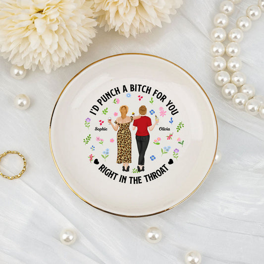 Punch Bitch Besties - Personalized Custom Jewelry Dish