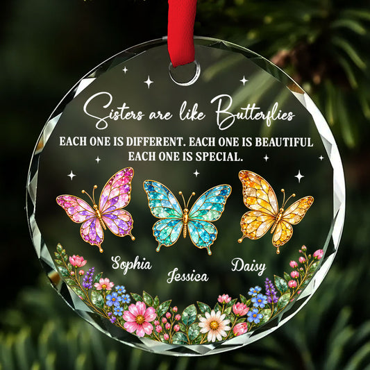Each One Is Special - Personalized Glass Ornament