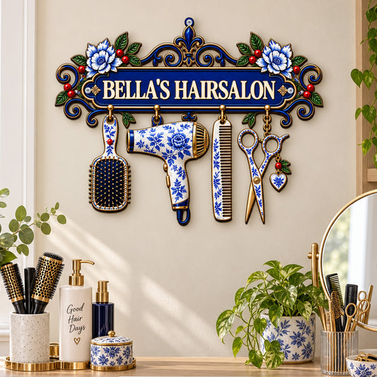 Hair Stylist Era - Personalized Freeform Shape Metal Sign