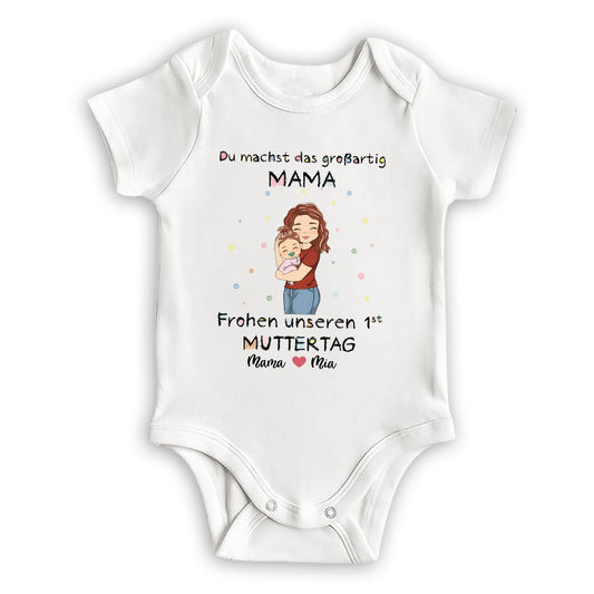Du Machst Das Großartig - Personalisierter Baby-Body
