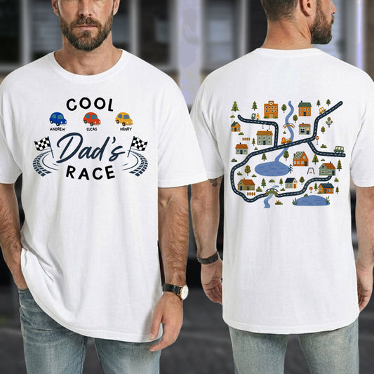 Dad Race - Personalized Custom Shirt