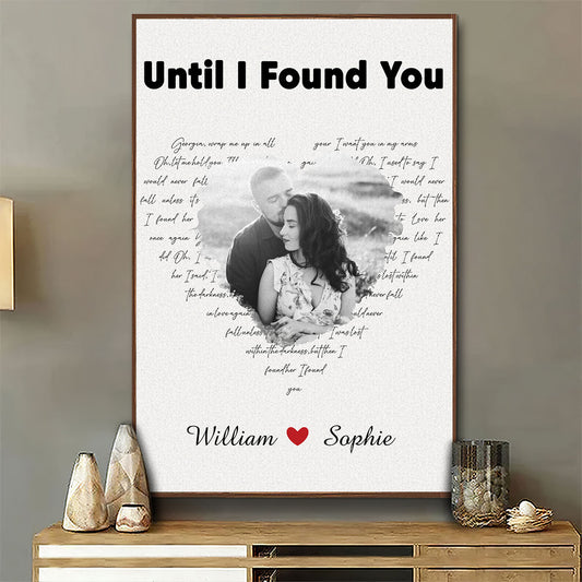 Couple Anniversary Song Lyrics Wall Art - Personalized Poster
