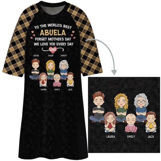 Unconditional Love - Personalized Custom 3/4 Sleeve Dress - Blithe Hub