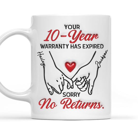 Love Warranty - Personalized Custom 3D Inflated Effect Mug