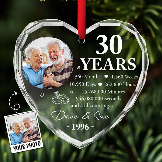 Built For Forever - Personalized Glass Ornament