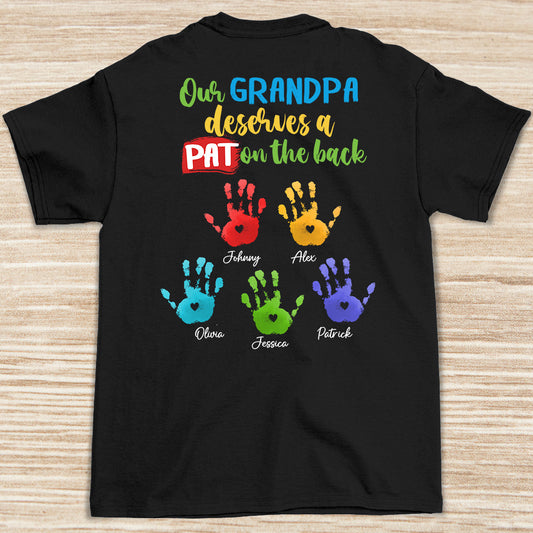 Best Grandpa Appreciation - Personalized Custom Shirt