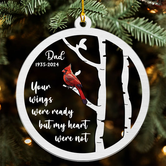 My Heart Were Not Ready - Personalized Custom Acrylic Ornament