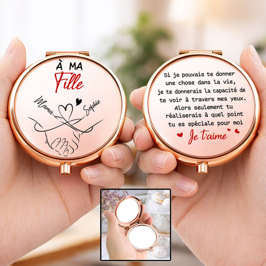À Quel Point Tu Es Spéciale Pour Moi - Miroir De Poche Personnalisé