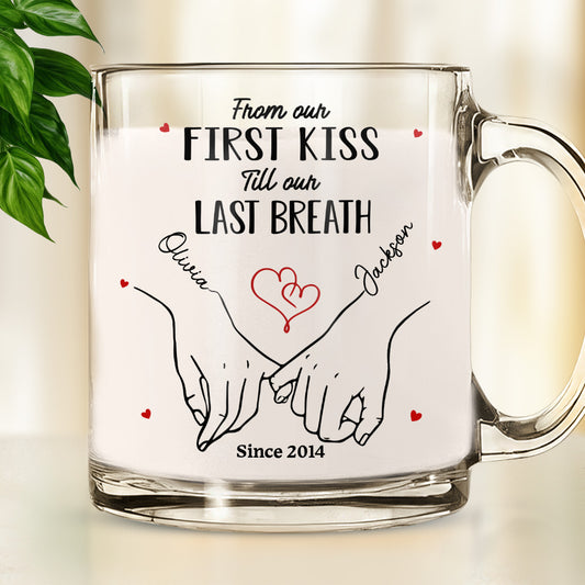 You And Me - Personalized Custom Glass Mug