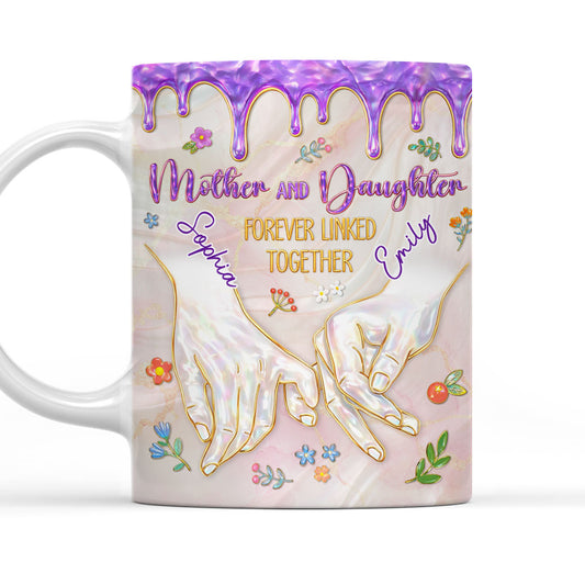 Forever Linked Together - Personalized Custom 3D Inflated Effect Mug