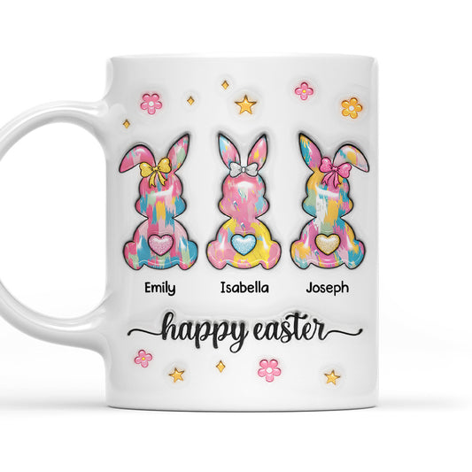 Bunny Love - Personalized Custom 3D Inflated Effect Mug