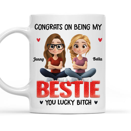 You Are So Lucky - Personalized Custom Coffee Mug