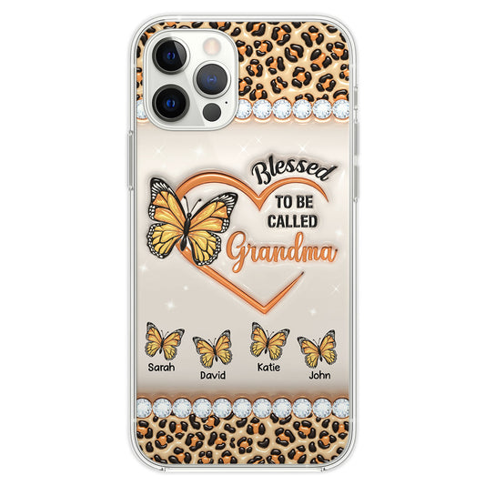 Blessed To Be Called Nana - Personalized Custom 3D Inflated Effect Phone Case