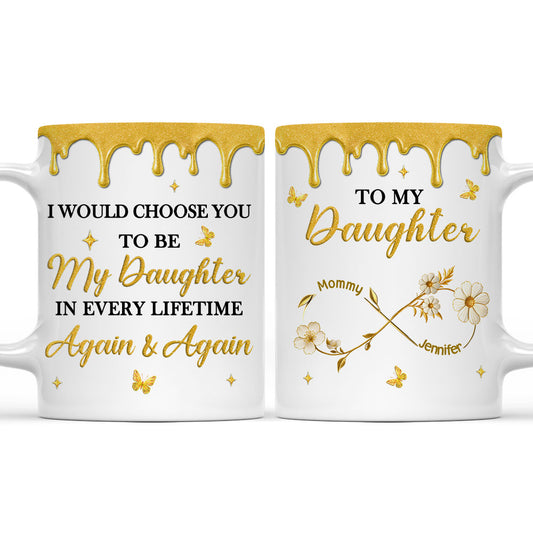 I Choose You Forever - Personalized Custom Coffee Mug