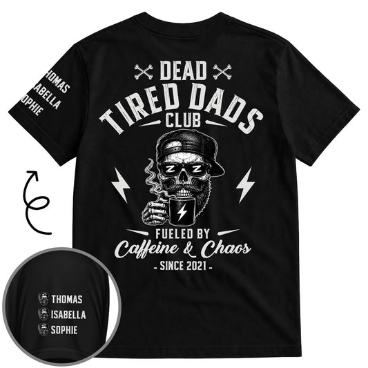 Fueled By Their Laughter - Personalized Custom Shirt With Design On Sleeve