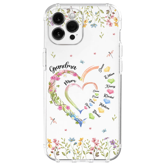 Grandma Hearts - Personalized Custom Phone Case