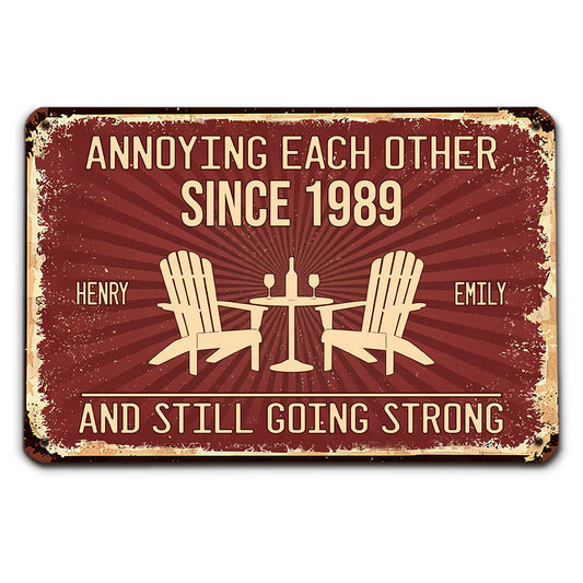 Love Forever - Personalized Custom Metal Sign