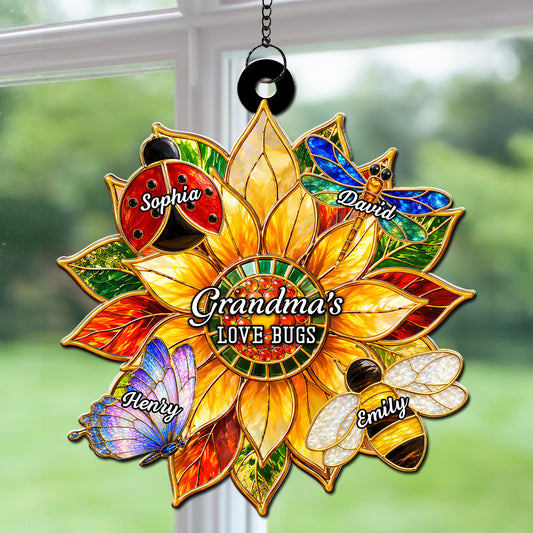 Garden Full Of Happy Memories - Personalized Custom Suncatcher
