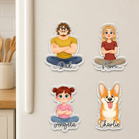 The Family - Personalized Custom Acrylic Fridge Magnet