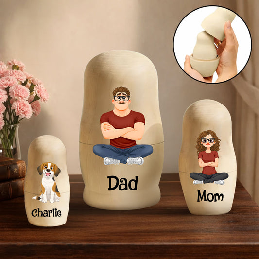 Growing In Love - Personalized Custom Nesting Doll
