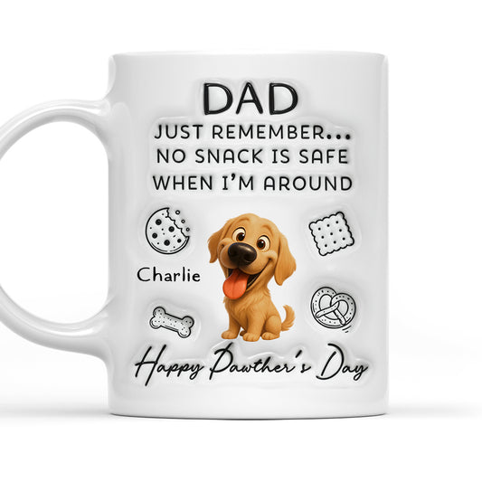 The Snack Is Not Safe - Personalized Custom 3D Inflated Effect Mug