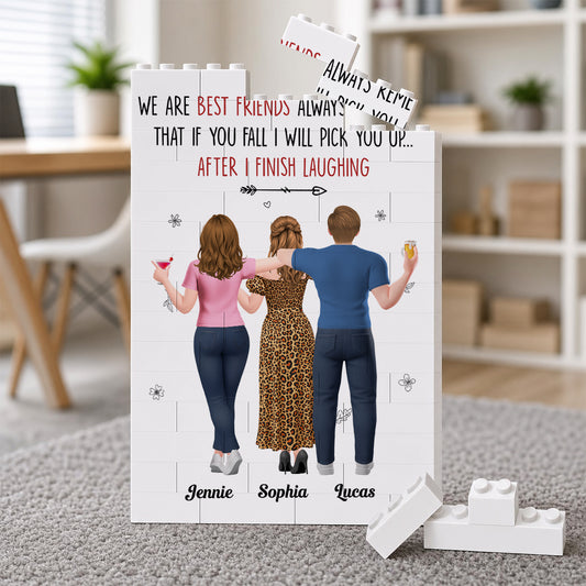I Will Pick You After - Personalized Custom Rectangle Building Brick Blocks