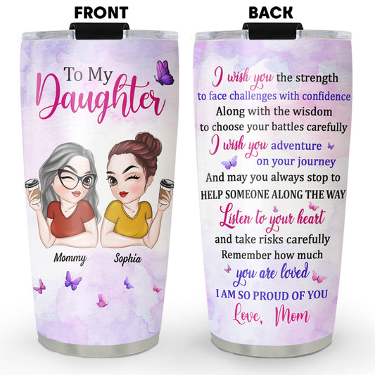 Listen To Your Heart - Personalized Custom Tumbler
