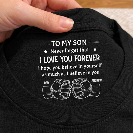 As Much As - Personalized Custom Inside Neck Print T-shirt