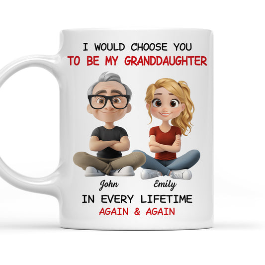 Always Choose You My Grandkid - Personalized Coffee Mug