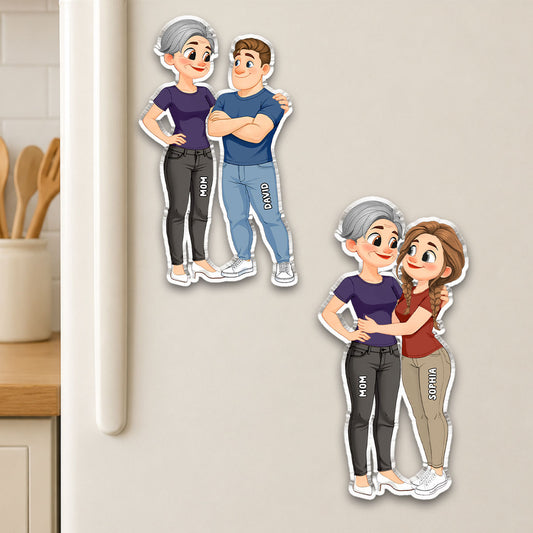 Sweet Hugs From Grandma - Personalized Custom Acrylic Fridge Magnet