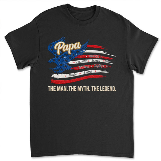 Papa Super Legend - Personalized Custom Shirt