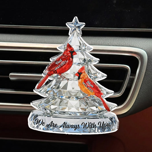 Never Leave Your Side - Personalized Custom 3D Effect Car Vent Clip