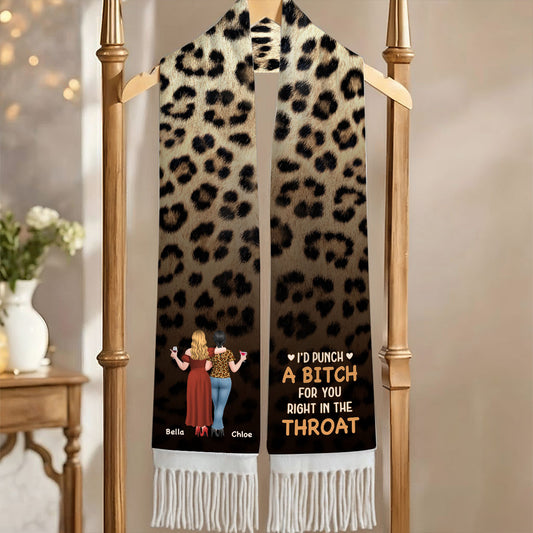 Right In The Throat - Personalized Scarf