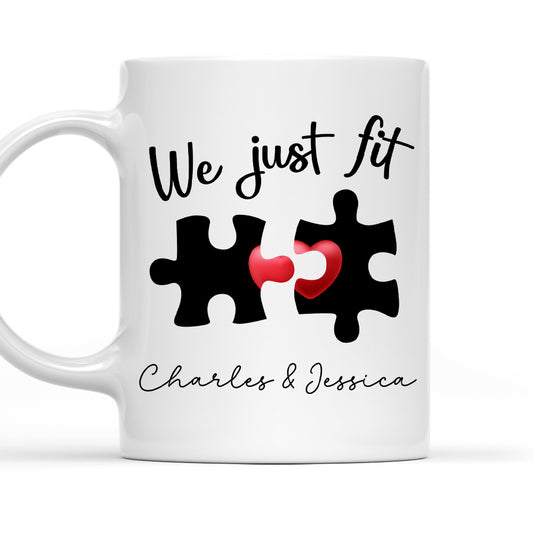 We Just Fit - Personalized Custom Coffee Mug