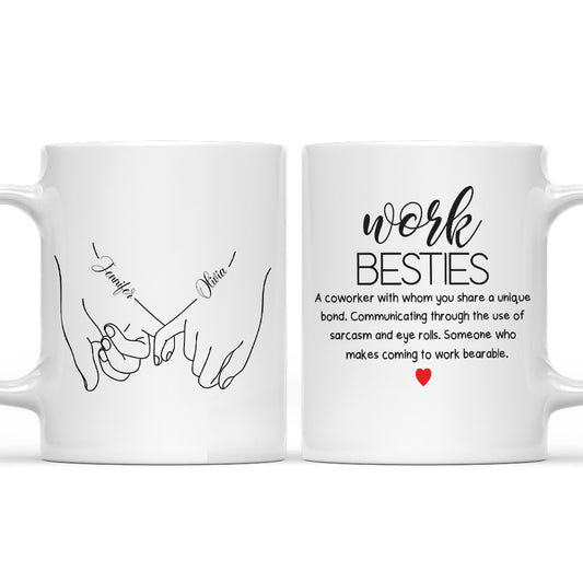 You Make Work Bearable - Personalized Custom Coffee Mug