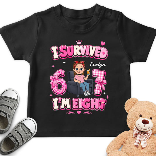 Official Member Of Team Eight - Personalized Custom Youth T-shirt