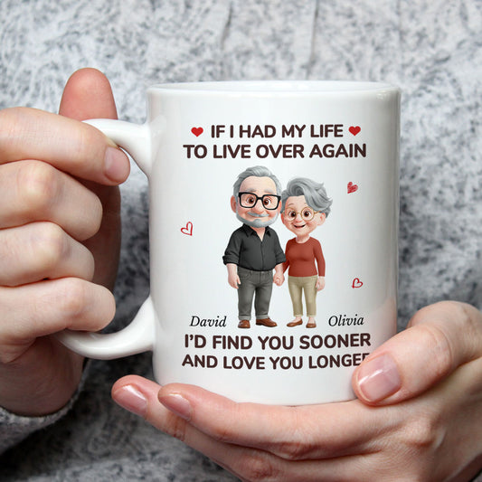 Love You For Life - Personalized Custom Coffee Mug