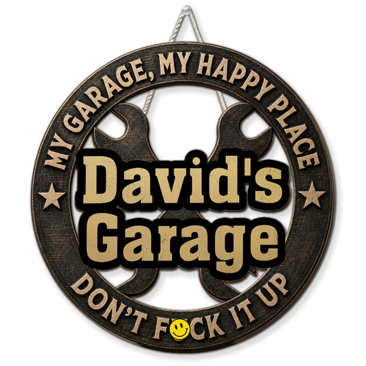 Leave My Stuff Alone - Personalized Custom Wood Sign