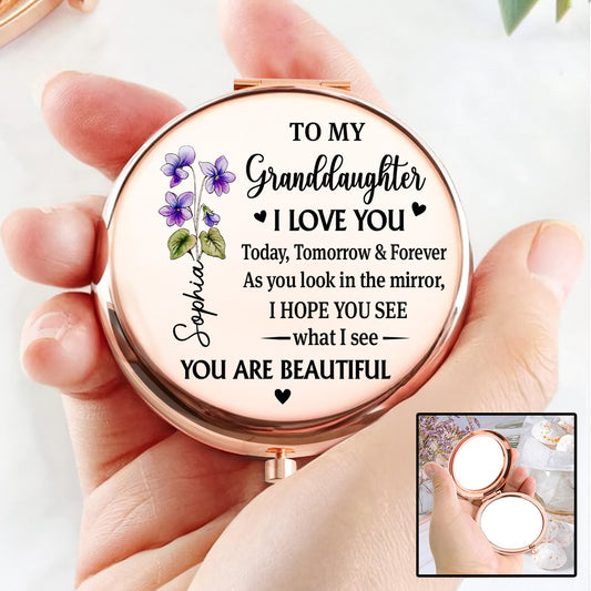 Always Remember How Special You Are - Personalized Custom Compact Mirror