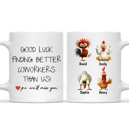 You Will Miss Us - Personalized Custom Coffee Mug