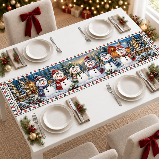 Heartwarming Holiday - Personalized Table Runner