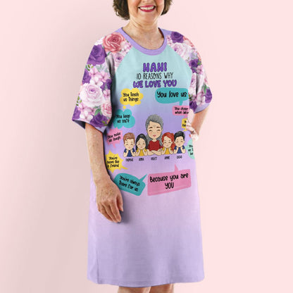 10 Reasons Why - Personalized Custom 3/4 Sleeve Dress - Blithe Hub